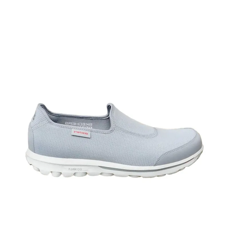 Skechers Go Walk Classic Slip Resistant Breathable Low Top Casual Shoes Men's Light Gray-1