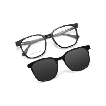 Cornstone TR/Memory Plastic Square Sunglasses Men's