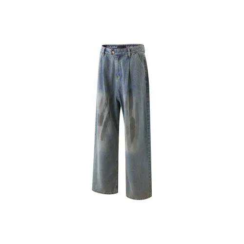 APUNCHLINEWORKSHOP Jeans Unisex Blue