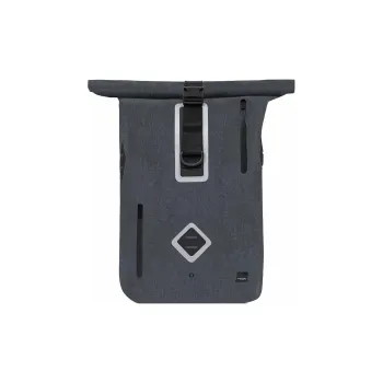 KNOMO Polyurethane Backpack Unisex Gray & Black