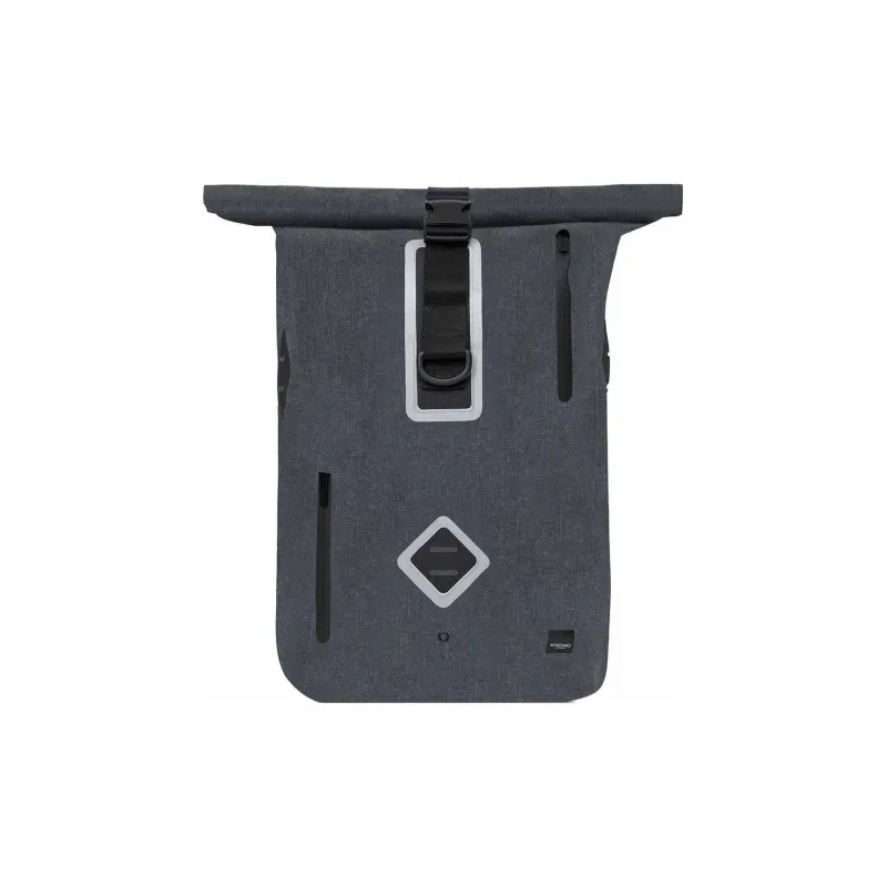 KNOMO Polyurethane Backpack Unisex Gray & Black-0