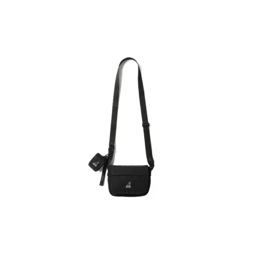 KANGOL Crossbody Nylon Fabric Combo Bag Crossbody Bag Regular Unisex Black