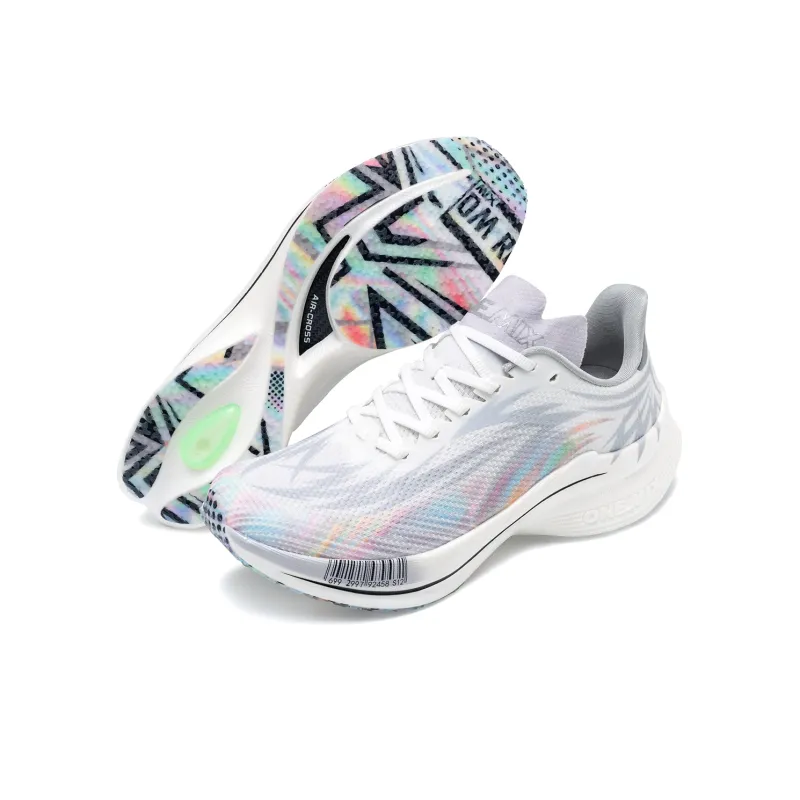 ONEMIX Low Top Running Shoes Unisex Hundred Percent White-4