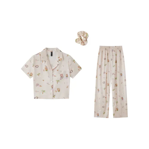 Kosrood Pajama Set Women's Light Pink