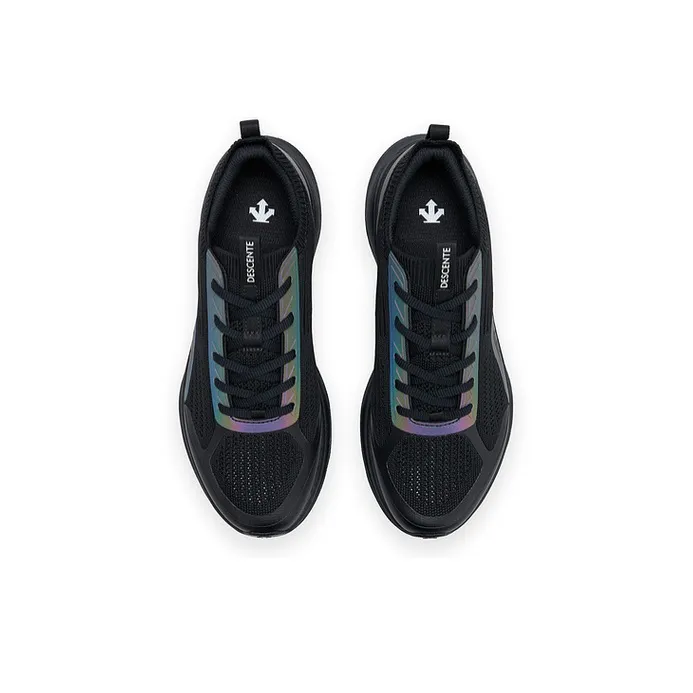 DESCENTE RUNNING Collection Cushioning Breathable Low Top Running Shoes Women's Black-2