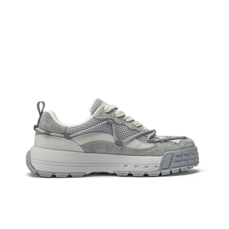 JEEP SPIRIT Skateboard Shoes Men Low Top Gray-1