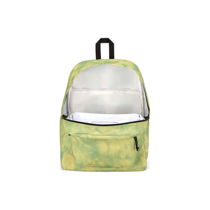 JanSport Fabric Backpack Unisex Yellow Green-4
