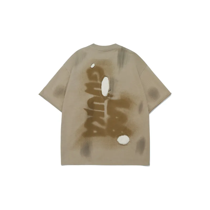 Guuka Short Sleeved T Shirts Men's Khaki-1