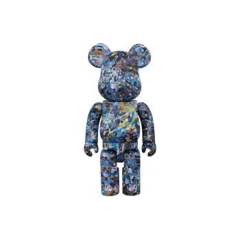 BE@RBRICK X Jackson Pollack Studio Water Print Multi