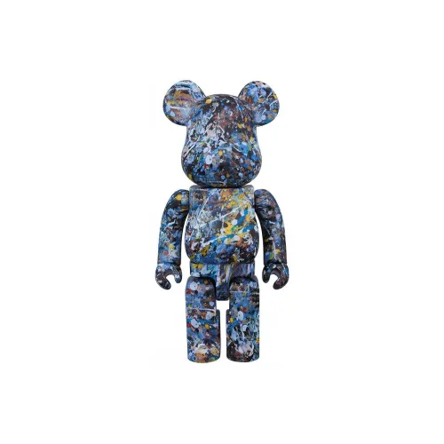 Bearbrick X Jackson Pollack Studio Water Print 1000% Multi