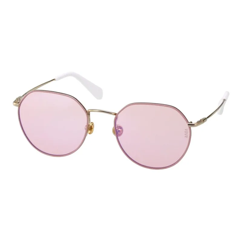 VEDI VERO Oval Sunglasses Unisex Silver-2