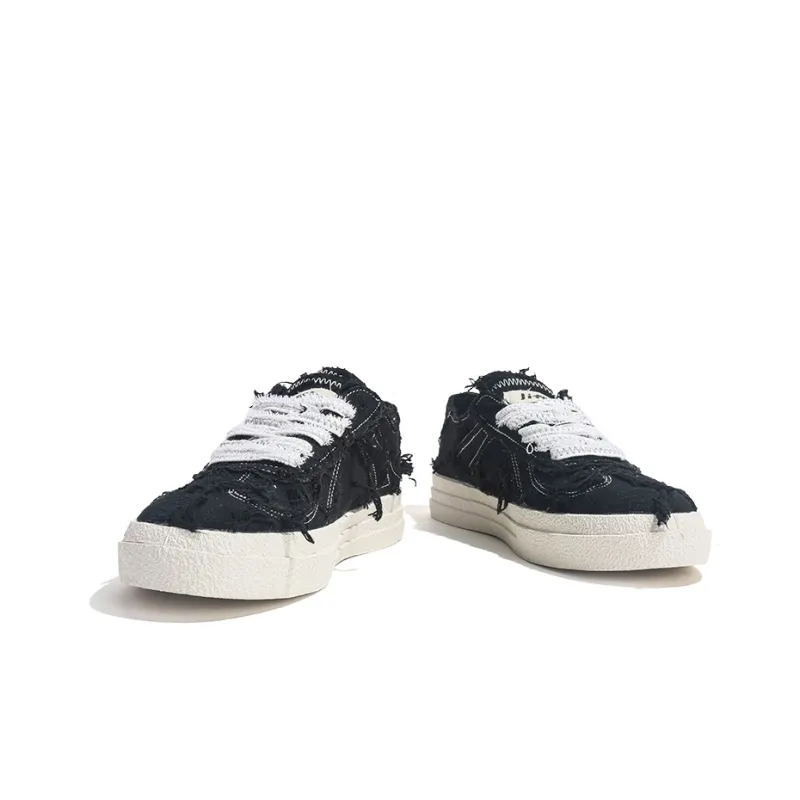 Jifffly Skateboard Shoes Unisex Low Top White-11