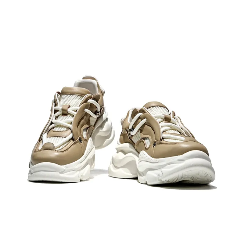 MOERBAI Cushioning Breathable Height Increasing Rebound Low-Top Casual Shoes Men's-8
