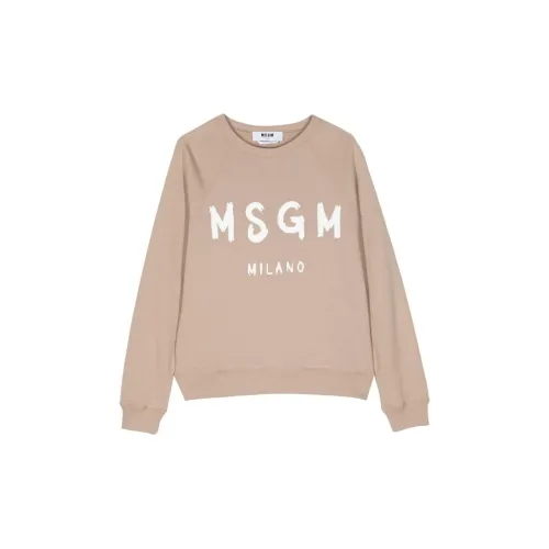 MSGM Sweatshirts Women's Beige