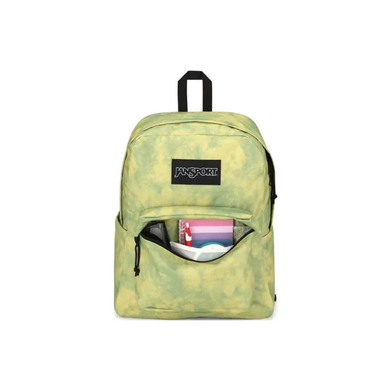 JanSport Fabric Backpack Unisex Yellow Green-3
