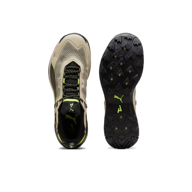 PUMA Explore NITRO GORE TEX Cushioning Wear Resistant Low Top Hiking Shoes Men's Beige Black-4