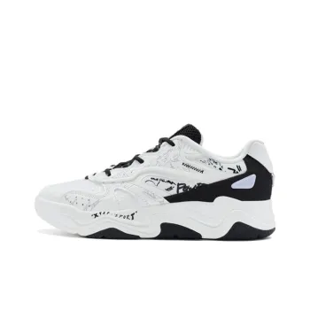 XTEP Undercurrent 3.0 Skateboard Shoes Women's Low Top Canvas White/Black/Snow Cyan Purple