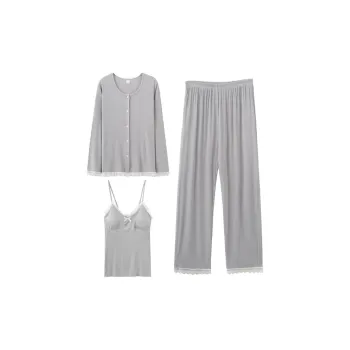 MIIOW Pajama Set Women's Silver Gray