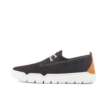 Timberland Anti Slip And Wear Resistant Lightweight Low Top Canvas Shoes Men's Black