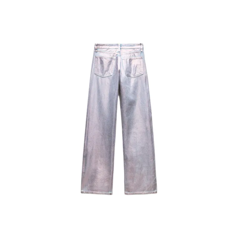 ZARA Jeans Women's Purple-1