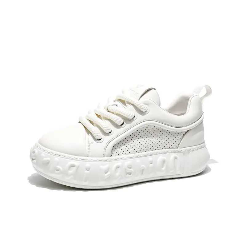 MOERBAI Breathable Height Increasing Low-Top Casual Shoes Unisex-1