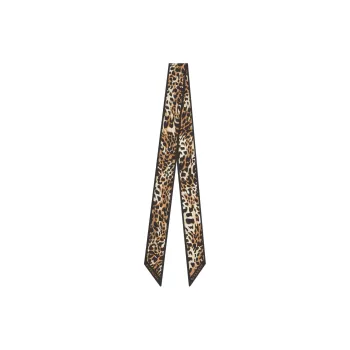 GIVENCHY Silk Scarves Women's Brown