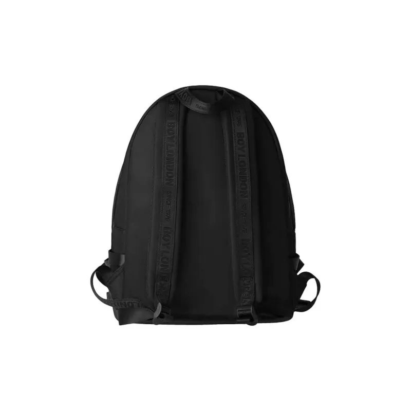 Boy London Fabric Backpack Medium Size Unisex Black-2