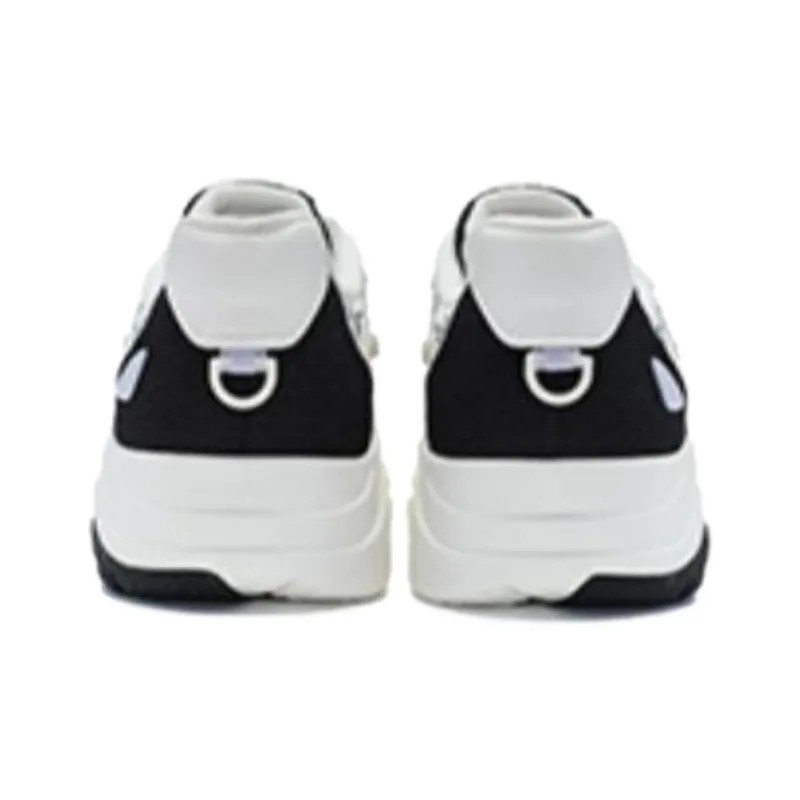 XTEP Undercurrent 3.0 Skateboard Shoes Women's Low Top Canvas White/Black/Snow Cyan Purple-3