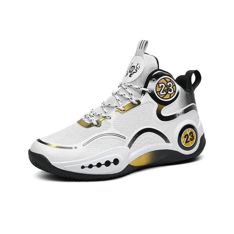 MUSNODO Cushioning Anti-Slip Wear-Resistant Breathable Supportive Rebound Mid-Top Basketball Shoes Unisex-1