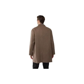 DANIEL HECHTER Coats Men's Light Coffee