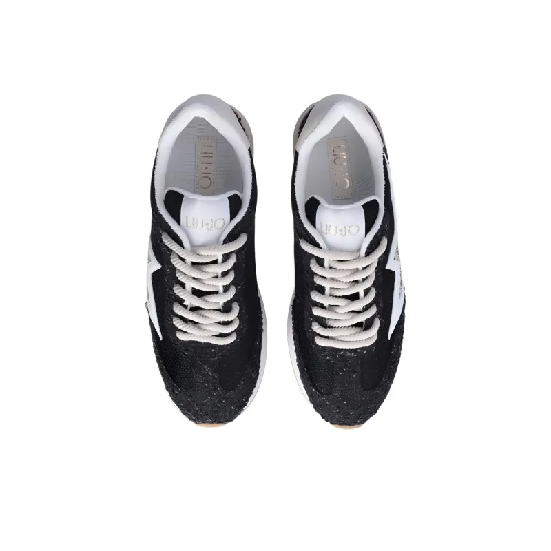 LIU JO Distressed Denim Sneakers-4