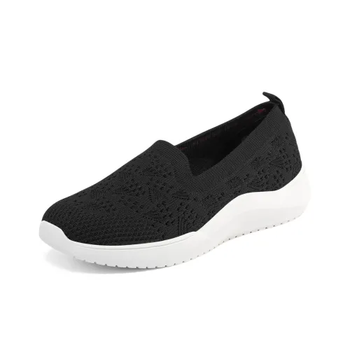 Skechers Modern Comfort Anti-Slip Wear-Resistant Low-Top Casual Shoes Women's Black