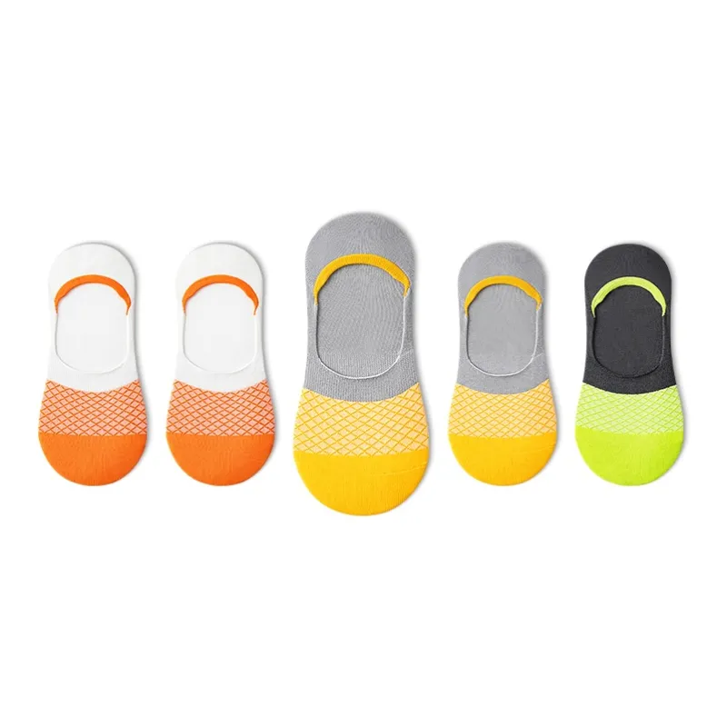 Taste The Color No Show Socks Men's 5 Pack-4