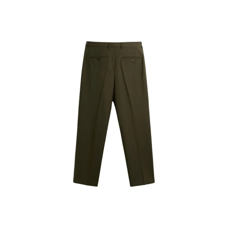 ZARA Suit Trouser Men's Dark Khaki-1