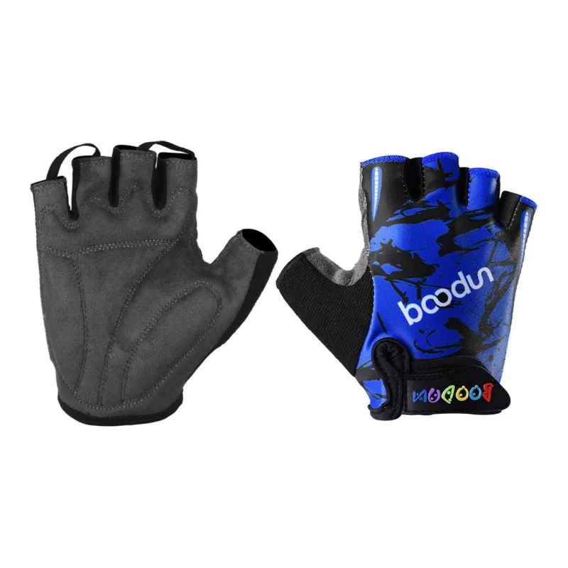 BOODUN Riding Equipment Cycling Glove Outdoor Kids' Lycra Microfiber Towel Fabric Hook and Loop-2