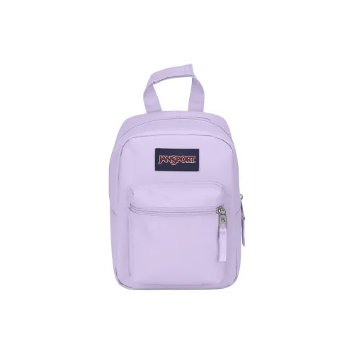 JanSport Recycled Polyester Lunch Bag Handbag Unisex Light Purple Lilac