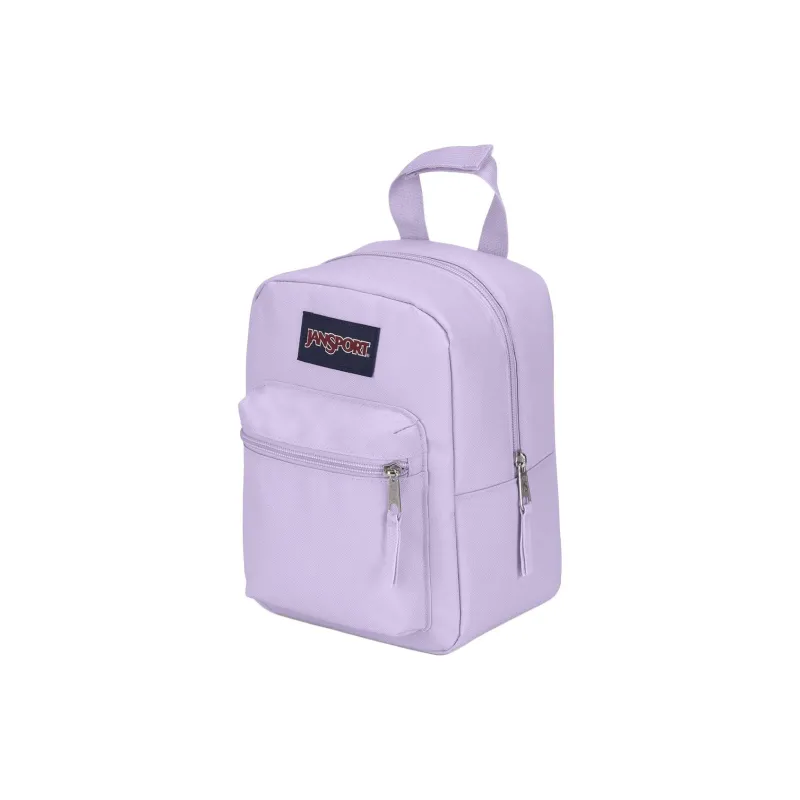 JanSport Recycled Polyester Lunch Bag Handbag Unisex Light Purple Lilac-1