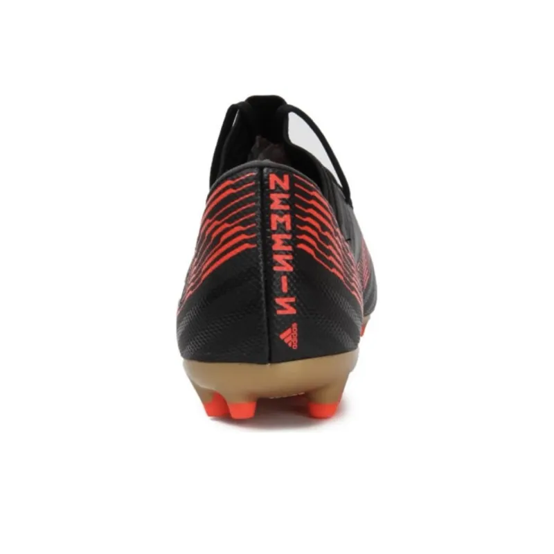 Adidas Nemeziz AG Rubber Short Studs Cushioning Wear Resistant Soccer Shoes Men's Black Red-2