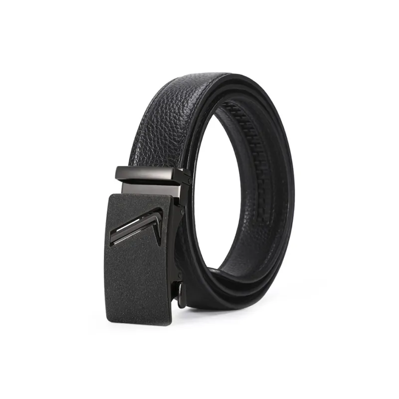 CARTELO Alloy Leather Belts Men's Width 3.5CM-0