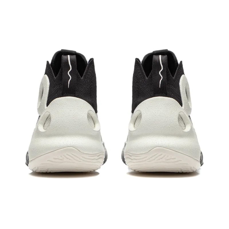 LiNing Charming ULTRA Mid Top Basketball Shoes Men's Ivory-5