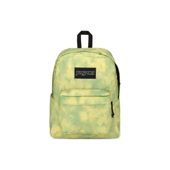 JanSport Fabric Backpack Unisex Yellow Green