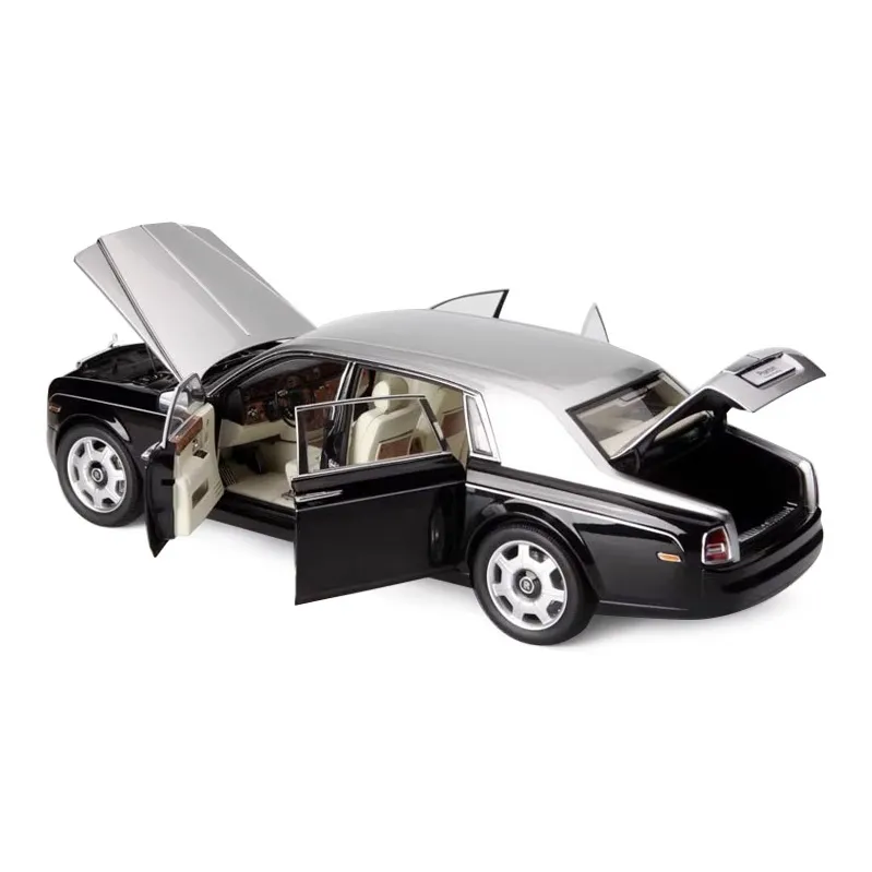 KYOSHO 1 18 Rolls Royce Phantom EWB Extended Length Alloy Car Assembled Models-3