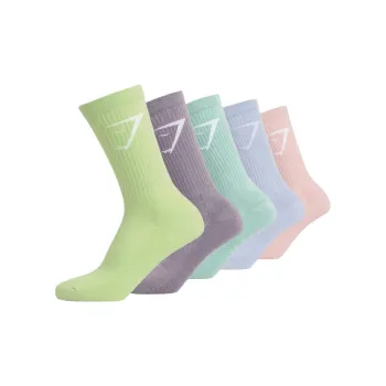 GYMSHARK Mid-Calf Socks Women's 5 Pack
