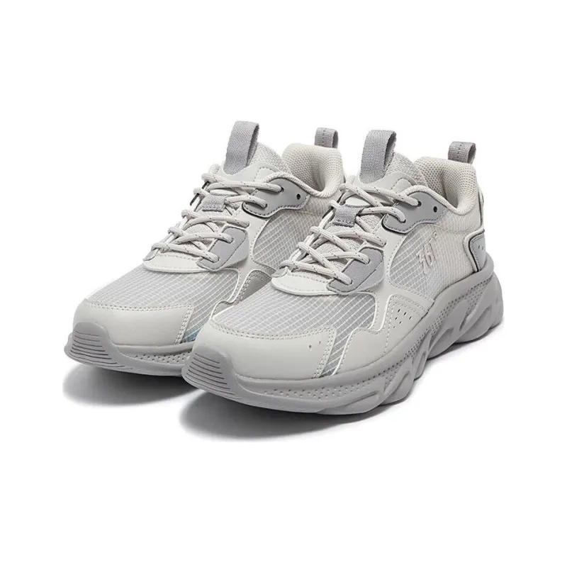 361° Abrasion Resistant Low Top Running Shoes Women's Gray-2