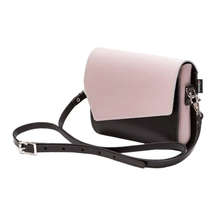 Zatchels Leather Clutches Crossbody Bag Shoulder Bag Small Size Women's Rose Truffle-2