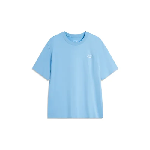 LINING Sports Life Collection T-Shirts Men Light Sea Blue