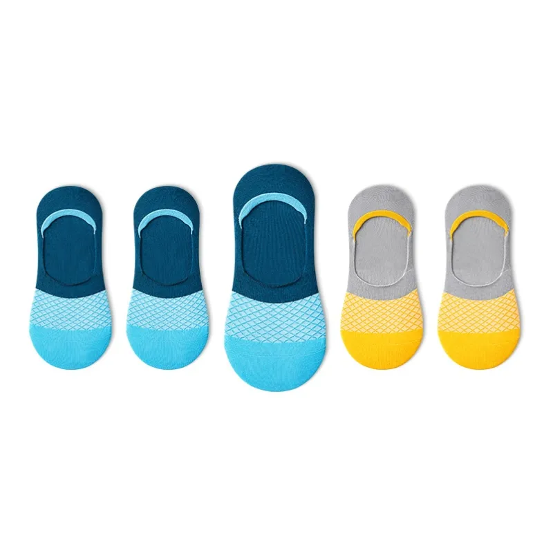 Taste The Color No Show Socks Men's 5 Pack-6