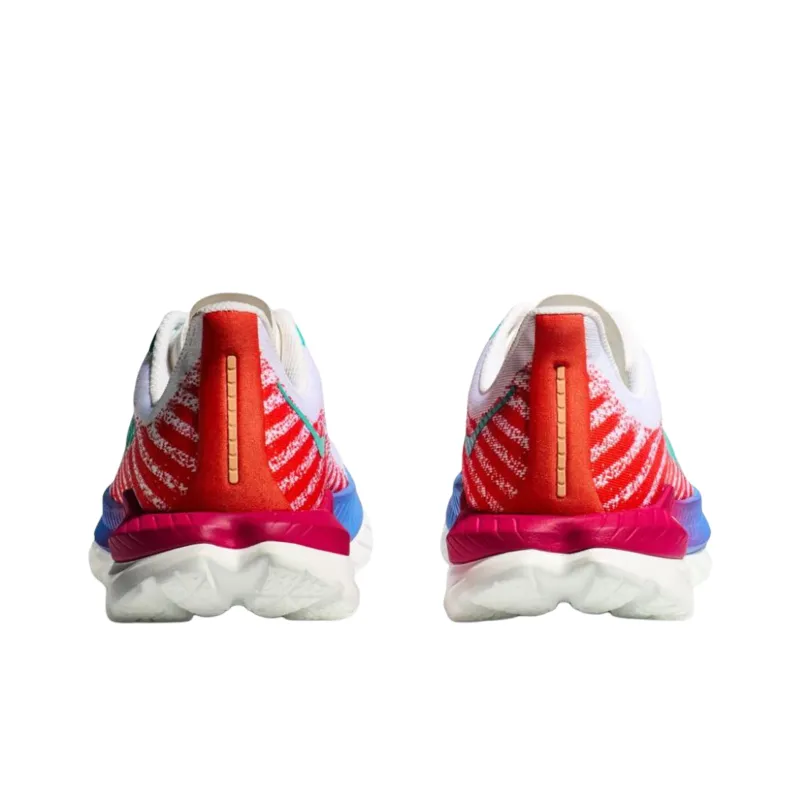 HOKA ONE ONE Mach 5 Wide 'White Fire Red' Women's-3