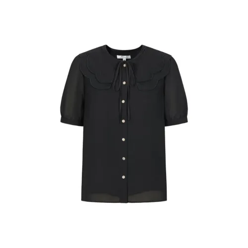 JZ. ANNAKRO Shirts Women's Plain Black