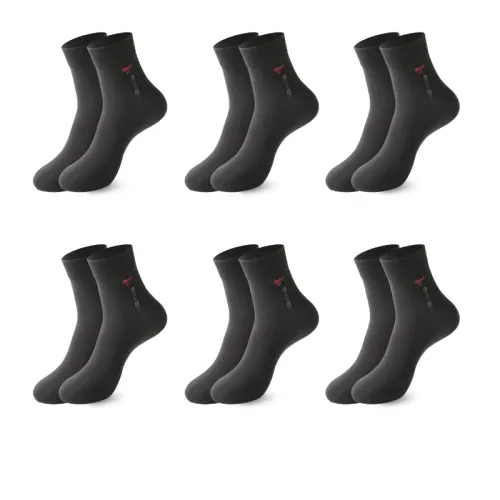 SEPTWOLVES Mid-Calf Socks Men's 6 Pairs Gift Box Packaged